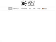 Tablet Screenshot of japantky.com